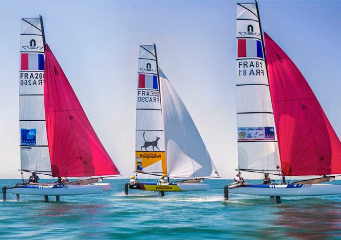 l'équipe de France Nacra 17