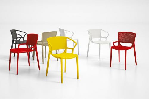 Chaises colorées outdoor Firellina