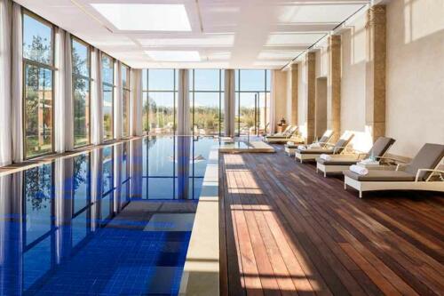 Piscine de l'hôtel Oberoi à Marrakech